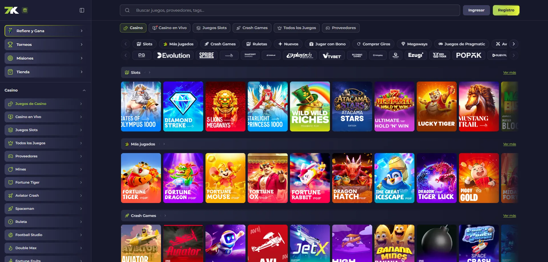 Bet7k Casino plataforma online de juegos y apuestas deportivas
